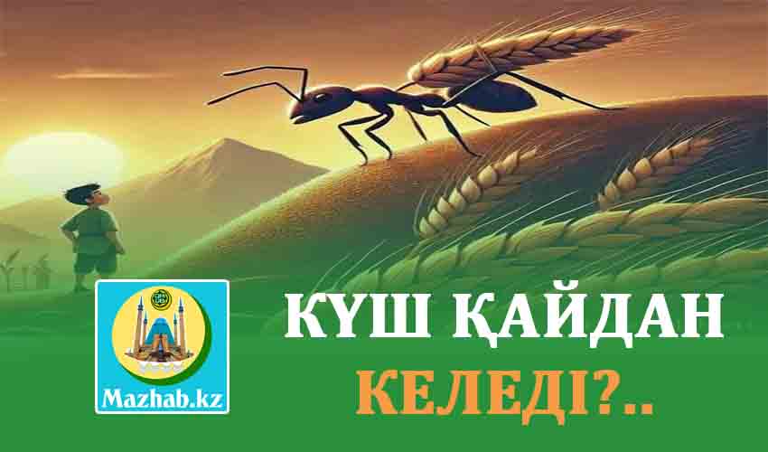 КҮШ ҚАЙДАН КЕЛЕДІ?..