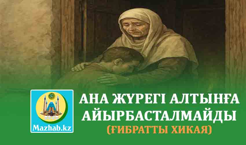 АНА ЖҮРЕГІ АЛТЫНҒА АЙЫРБАСТАЛМАЙДЫ (Ғибратты хикая)