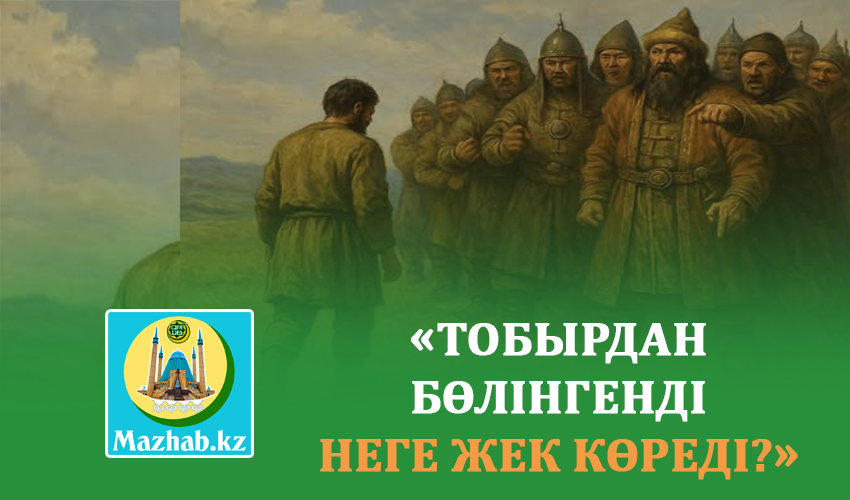 «ТОБЫРДАН БӨЛІНГЕНДІ НЕГЕ ЖЕК КӨРЕДІ?»