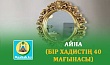 АЙНА (Бір хадистің 40 мағынасы)